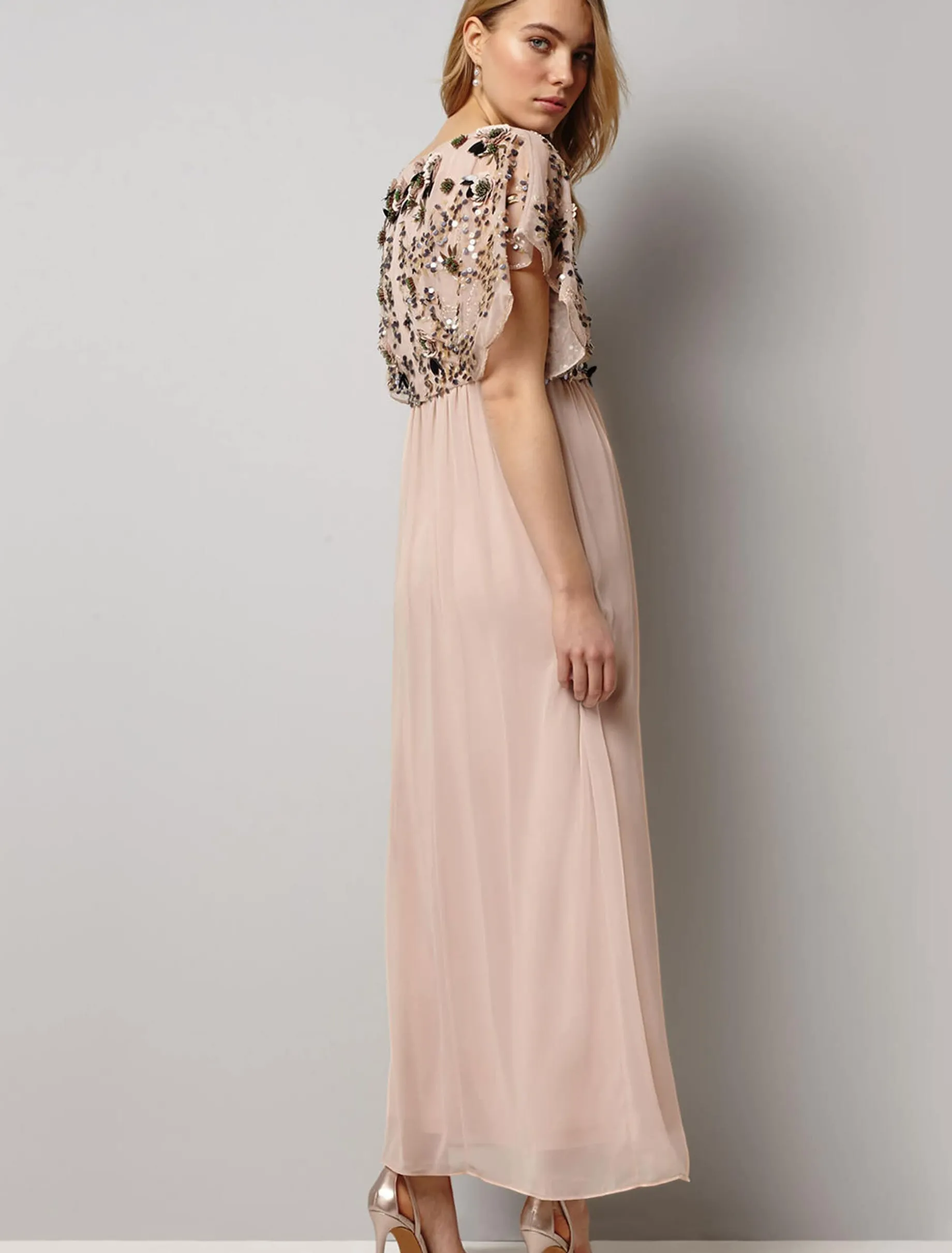 Aaliyah Embellished Maxi Dress