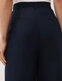 Aaliyah Linen Belted Wide Leg Trouser