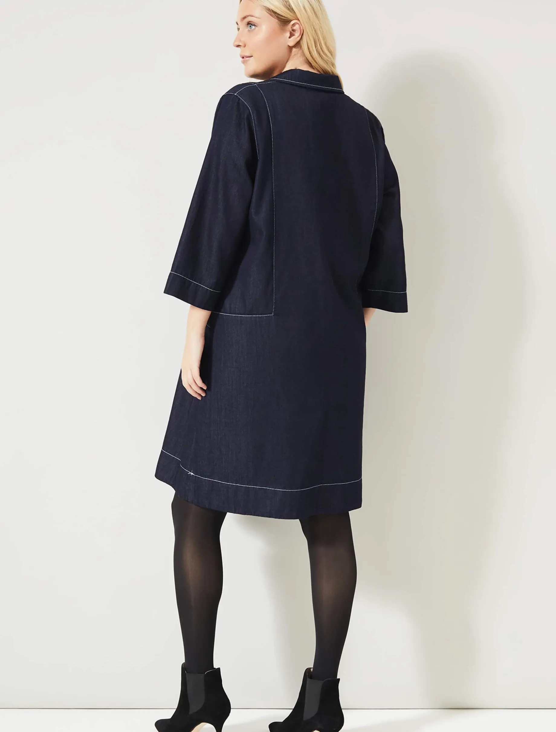 Addilyn Denim Swing Dress