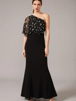 Adele Sequinned One Shoulder Dress