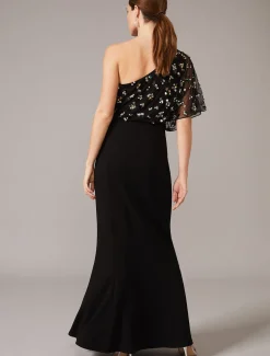 Adele Sequinned One Shoulder Dress