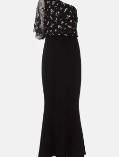 Adele Sequinned One Shoulder Dress