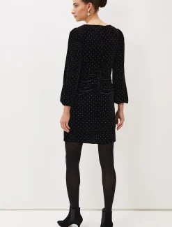 Adele Studded Velvet Mini Dress