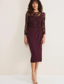 Adeline Double Layer Lace Dress