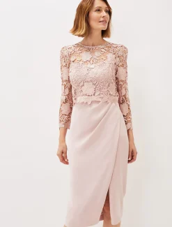 Adeline Double Layer Lace Dress