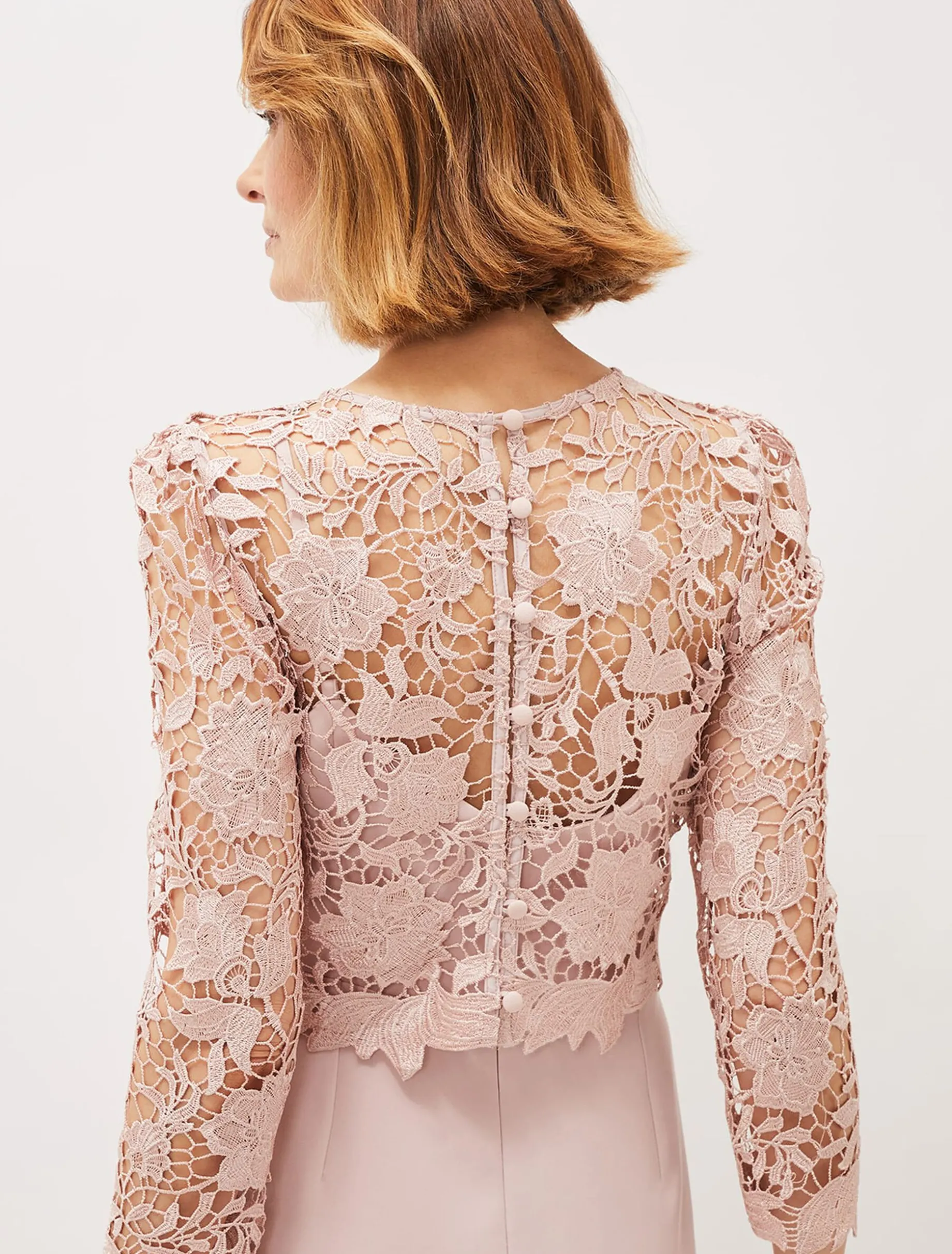 Adeline Double Layer Lace Dress
