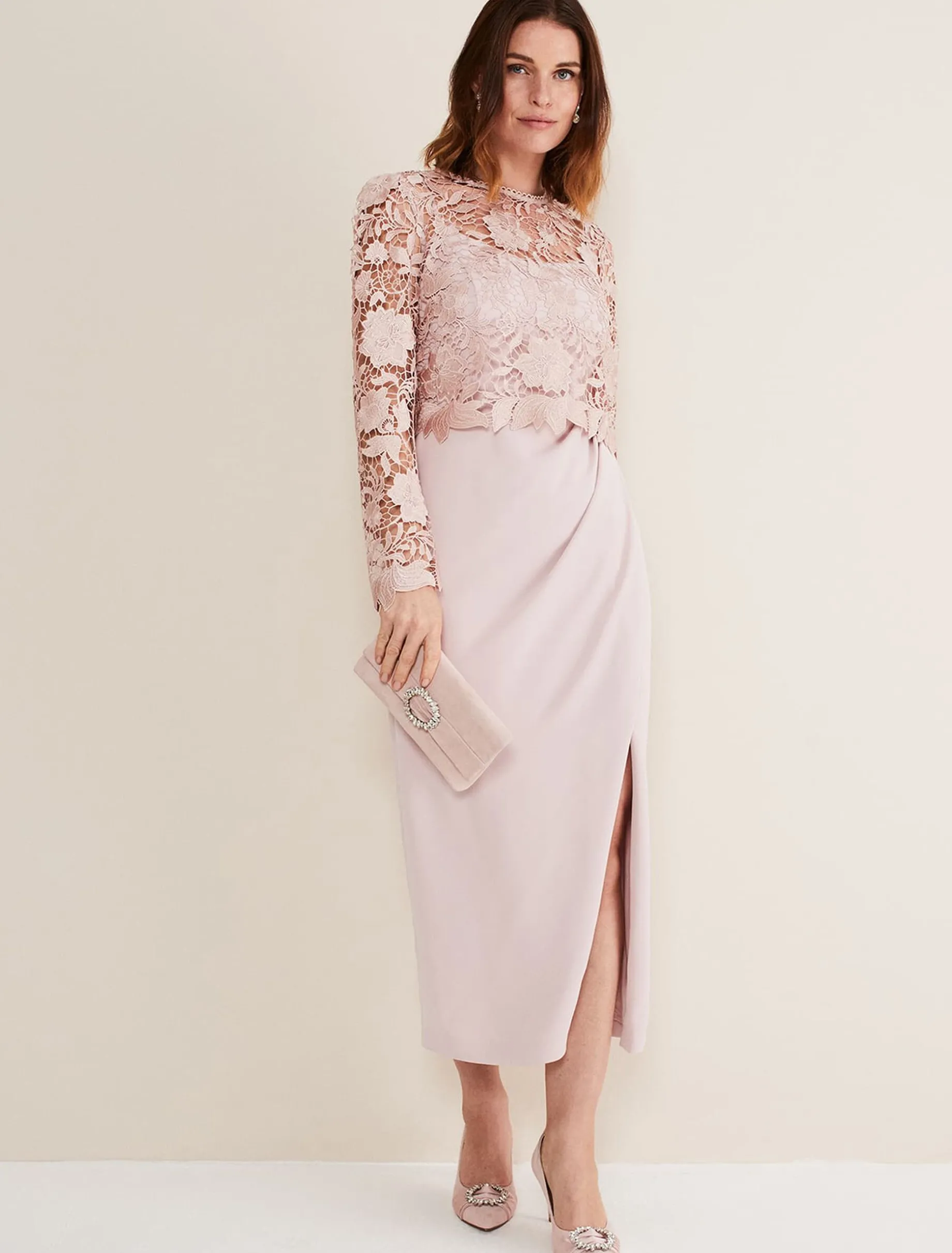 Adeline Double Layer Maxi Dress