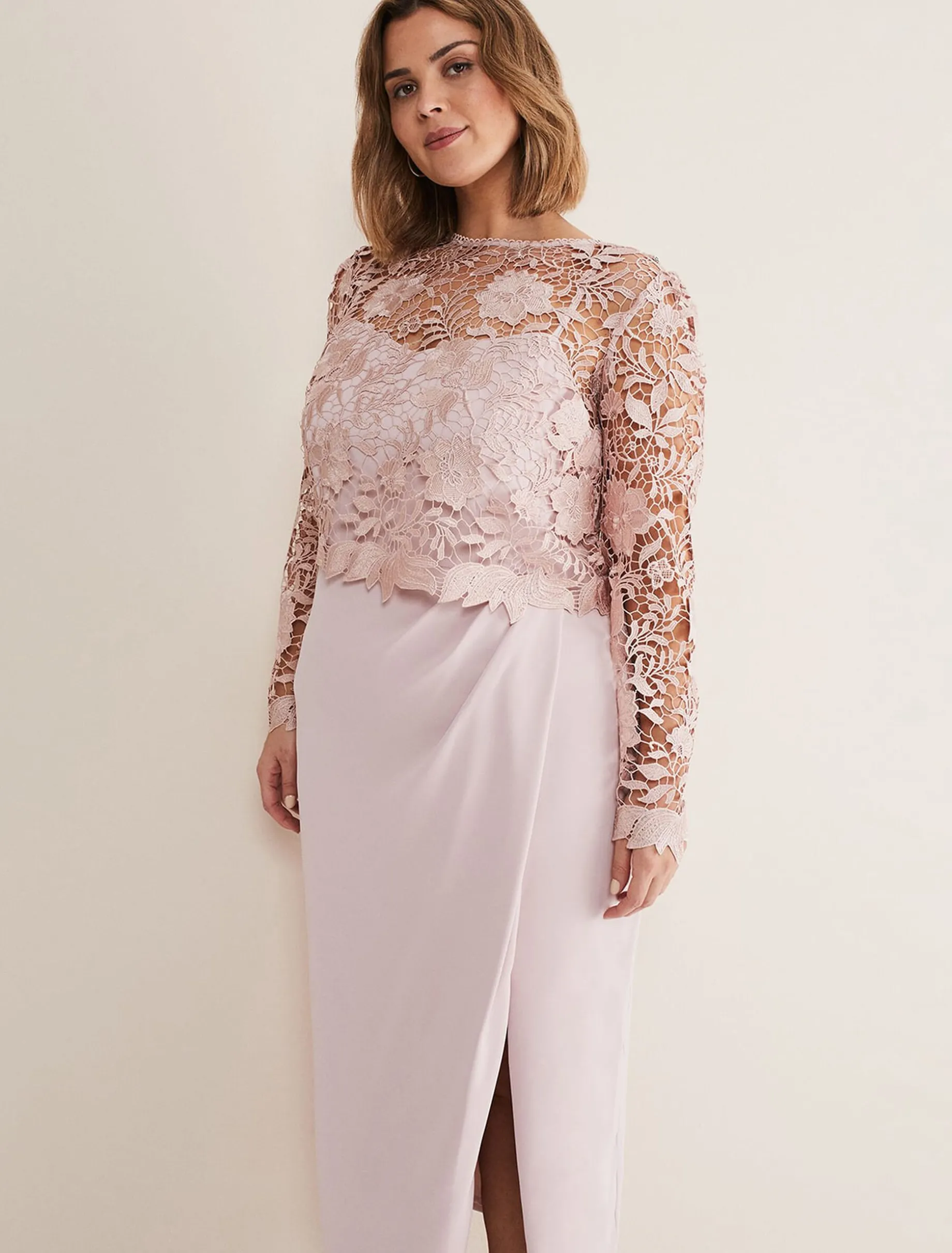 Adeline Double Layer Maxi Dress