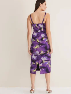 Adelita Abstract Print Dress