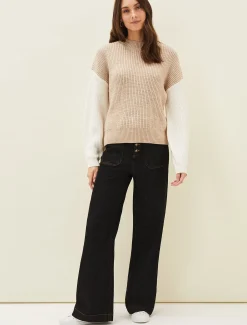 Adora Colourblock Chunky Jumper