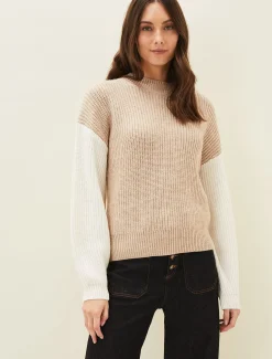 Adora Colourblock Chunky Jumper