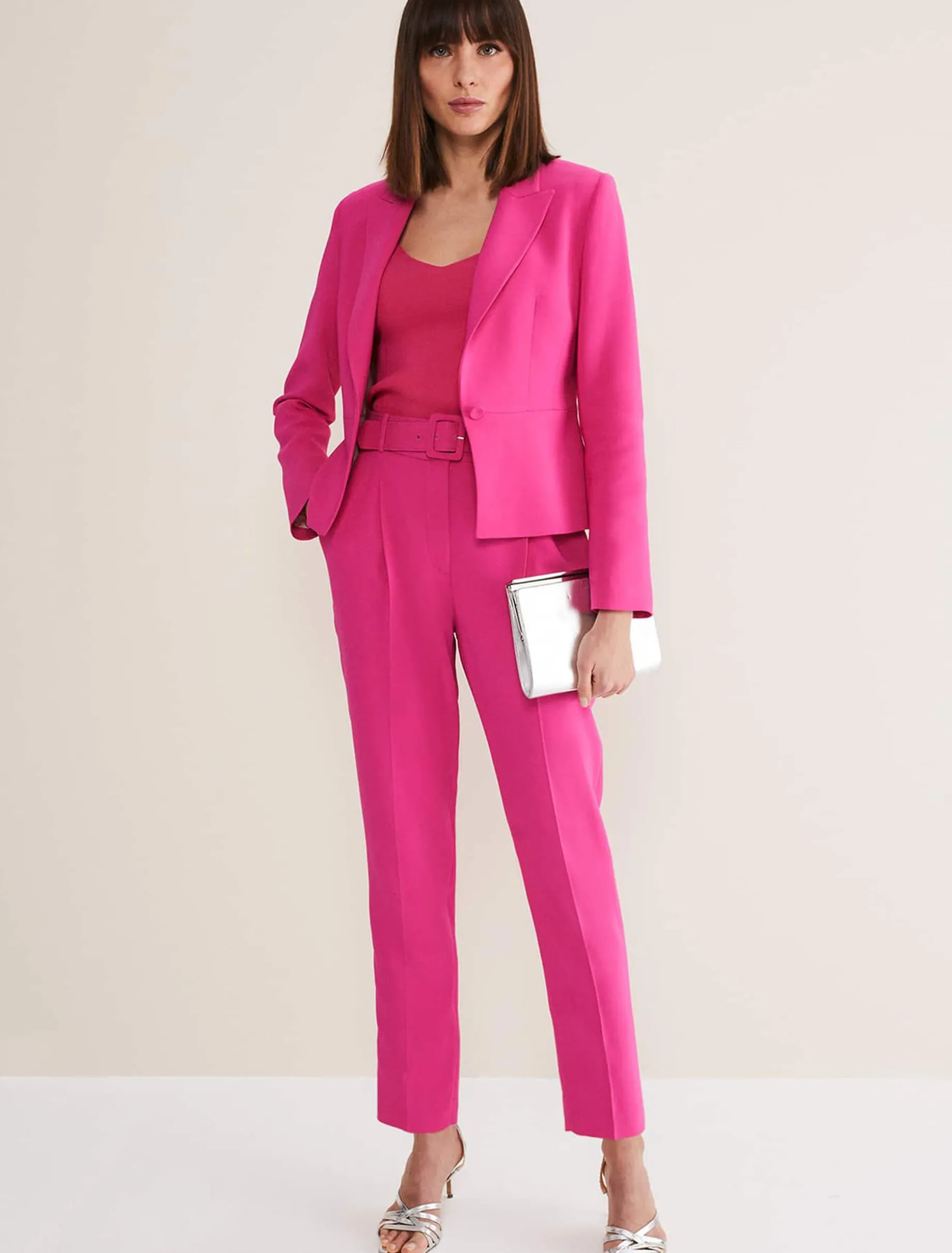 Adria Belted Cigarette Trousers