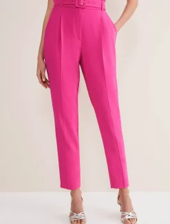 Adria Belted Cigarette Trousers