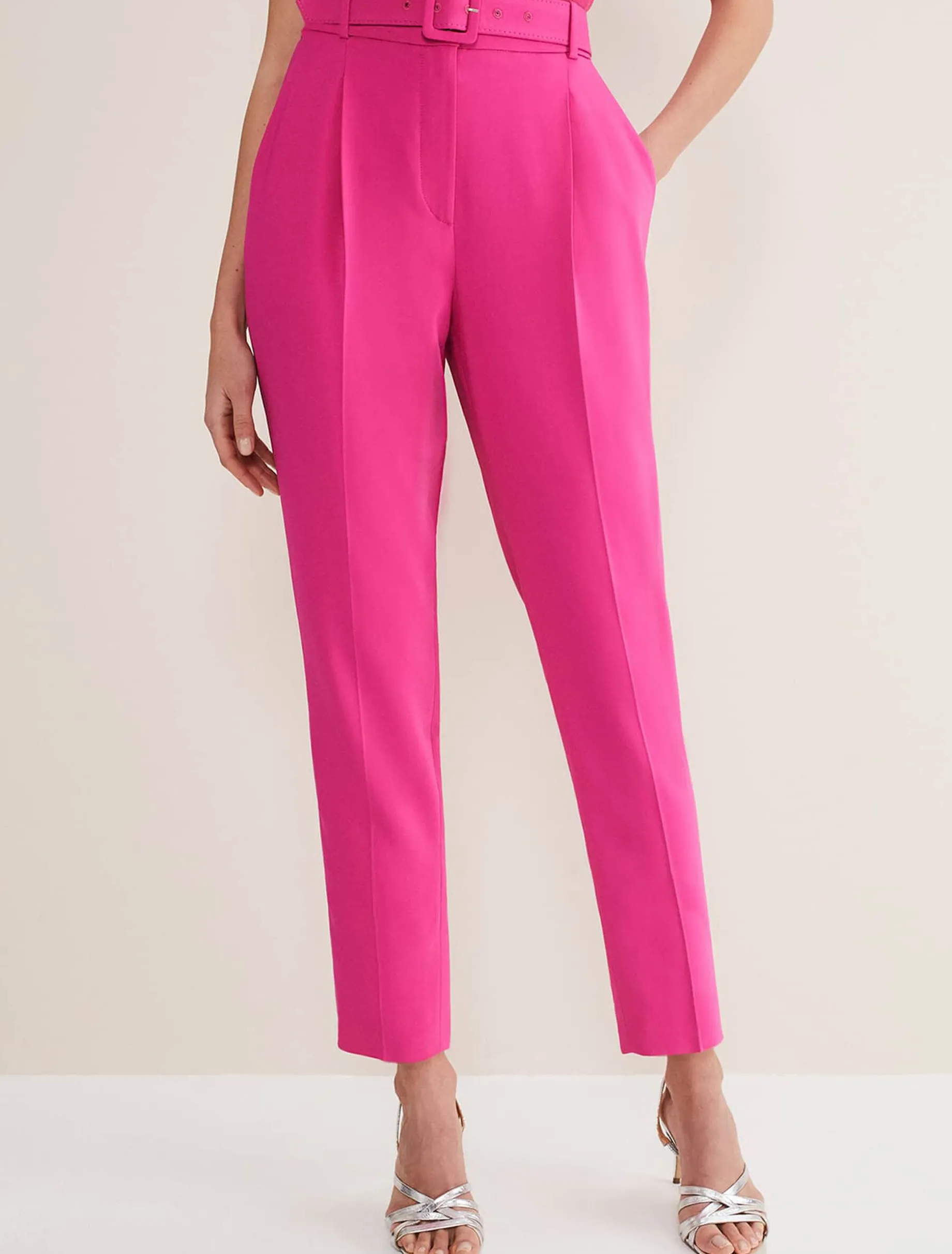Adria Belted Cigarette Trousers