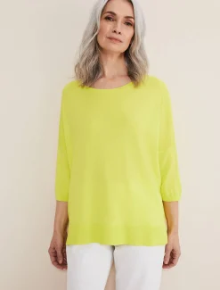 Adriana Stepped Hem Knit