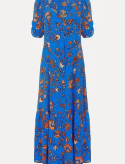 Adriel Paisley Midi Dress