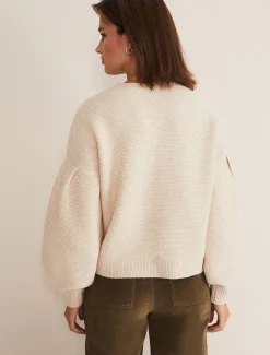 Afia Bell Sleeve Knitted Jumper