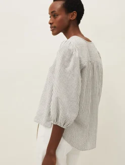Agnes Stripe Blouse