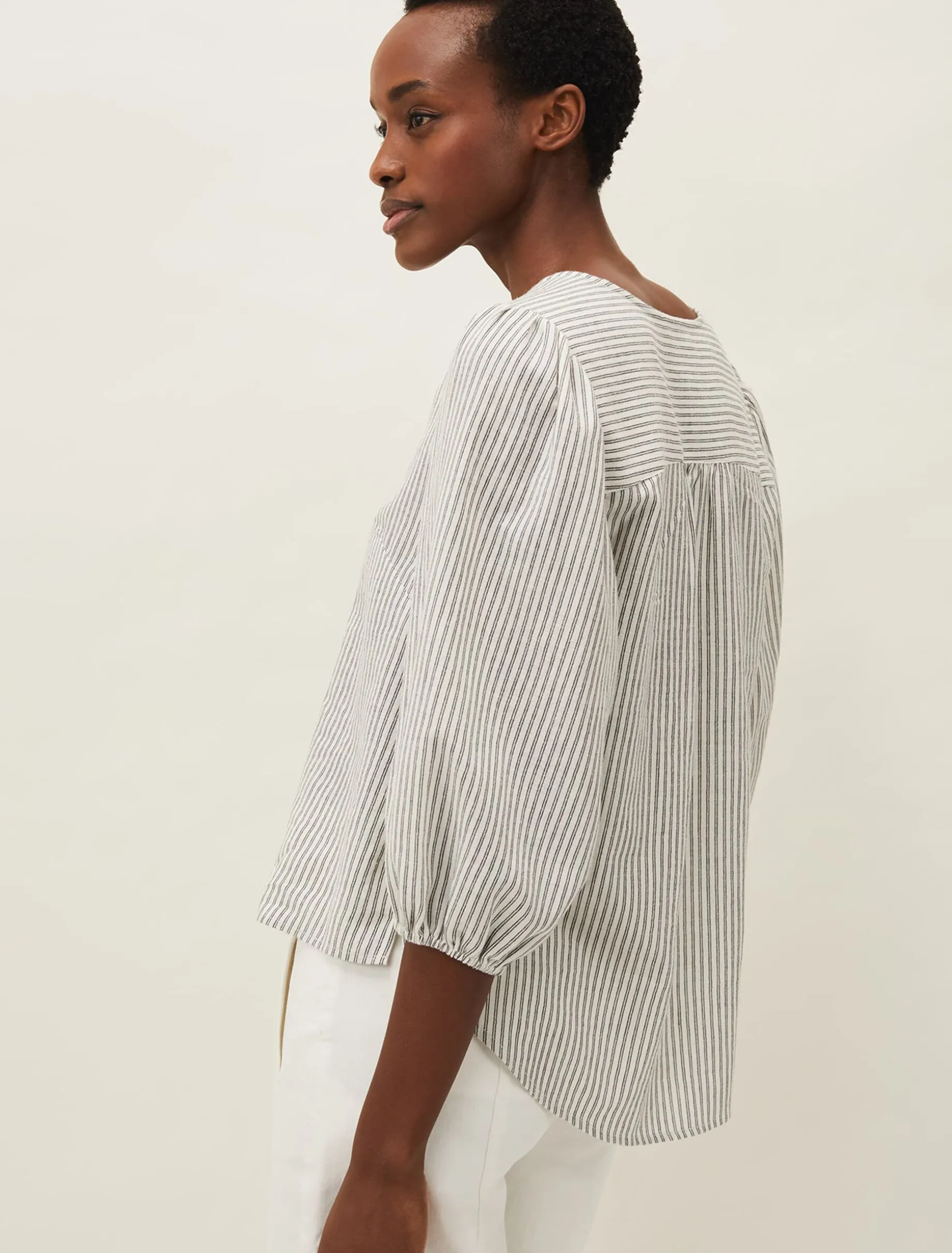 Agnes Stripe Blouse
