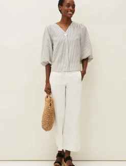 Agnes Stripe Blouse