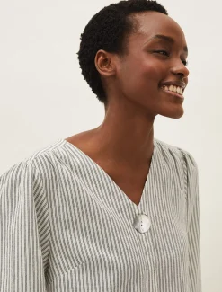 Agnes Stripe Blouse