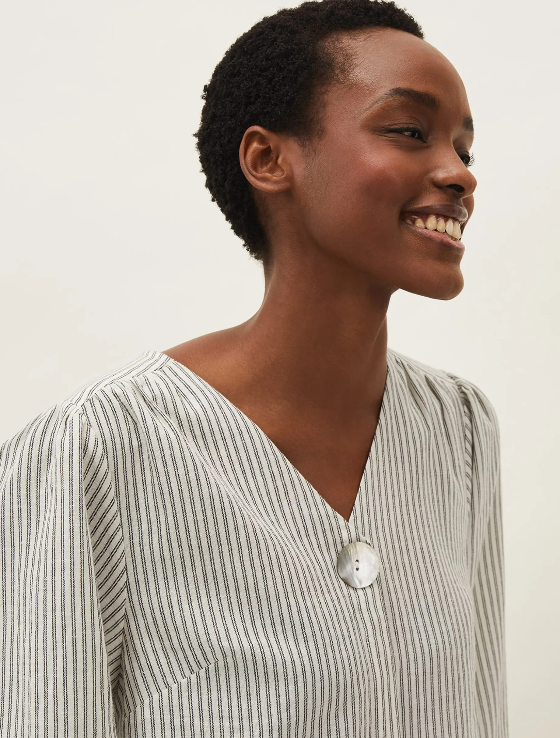 Agnes Stripe Blouse