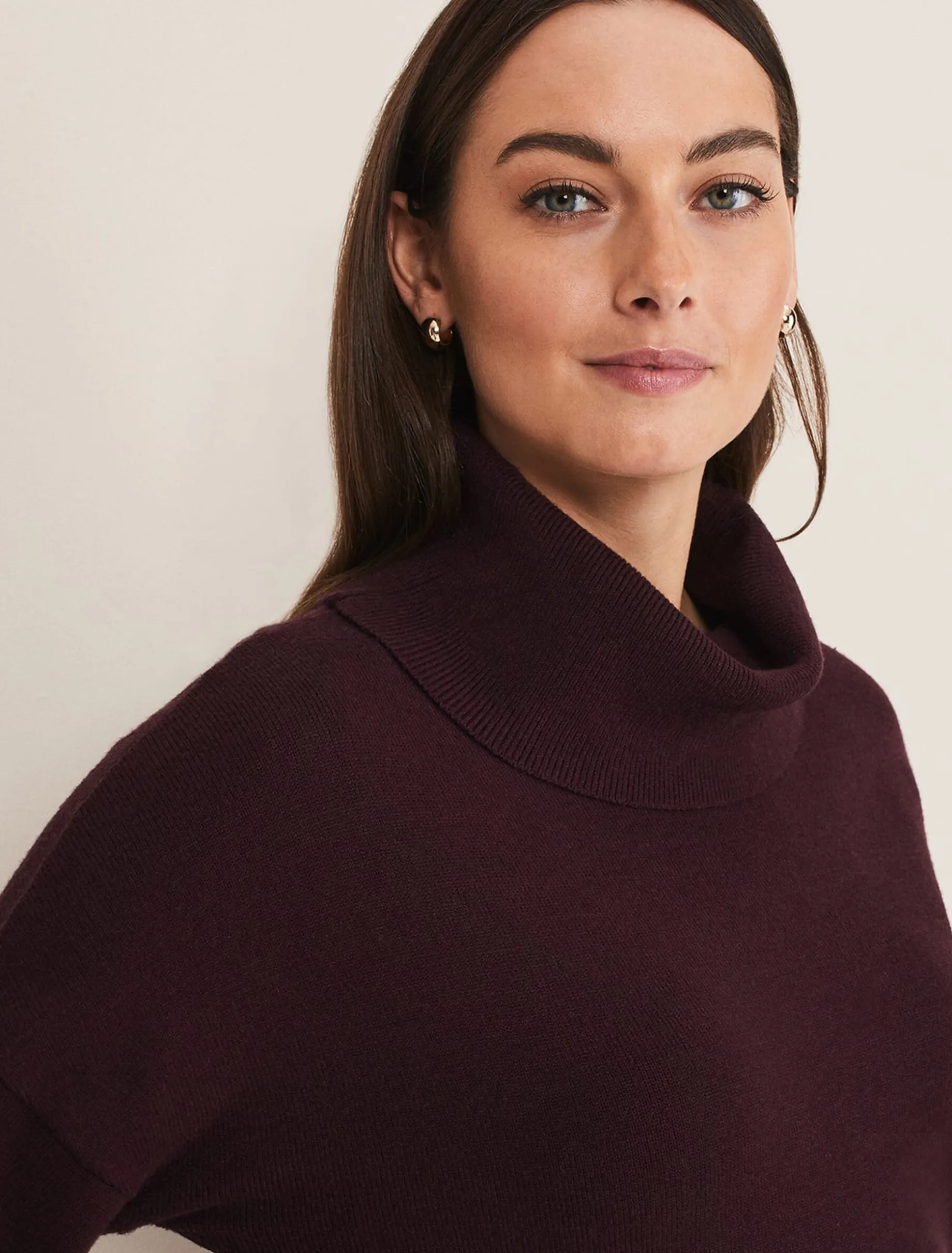 Aileen Maxi Roll Neck Knit Dress