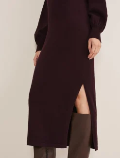 Aileen Maxi Roll Neck Knit Dress