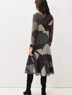 Alaina Print Shirt Dress