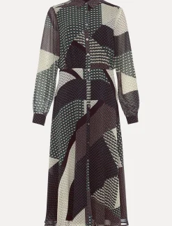 Alaina Print Shirt Dress