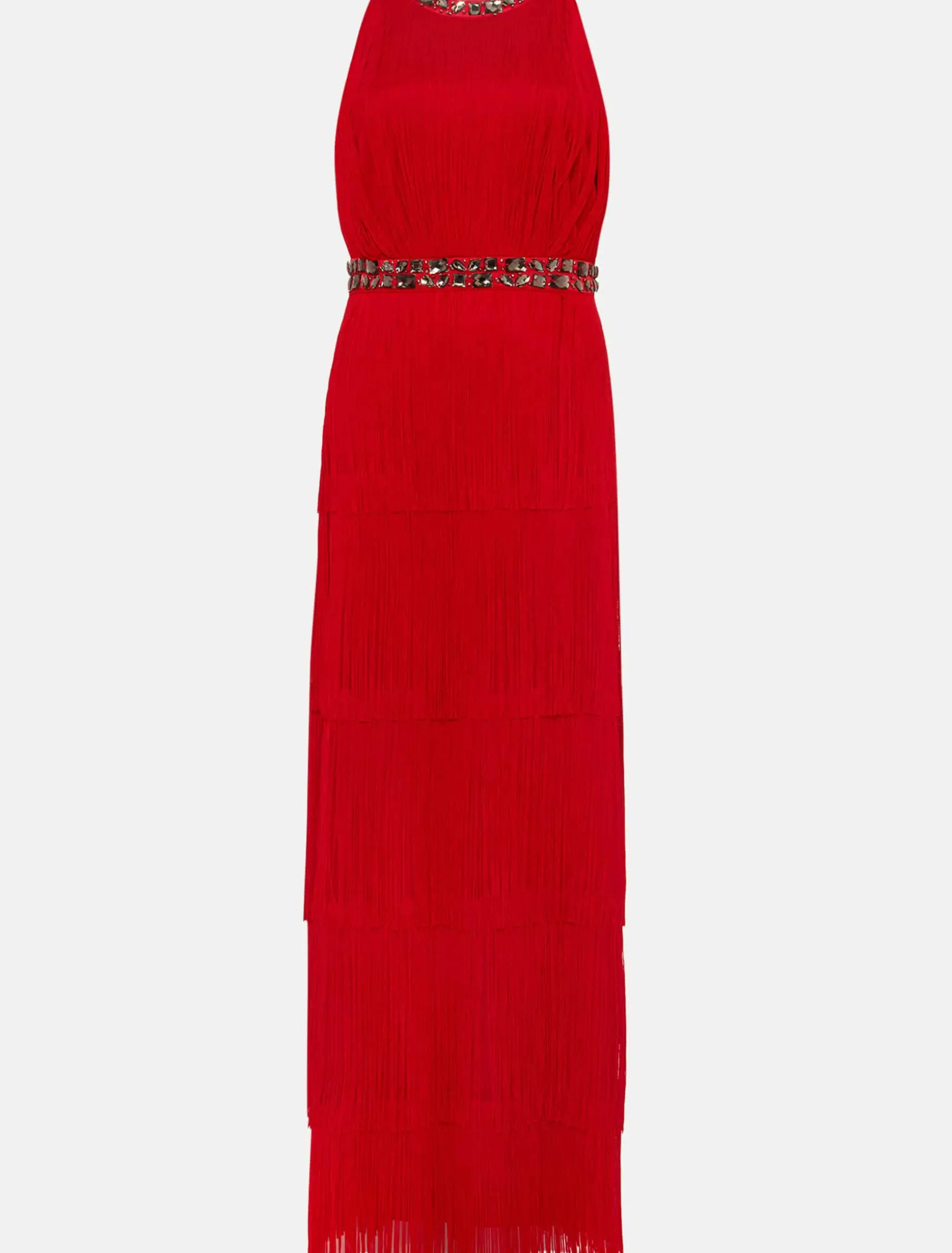 Albertina Fringe Maxi Dress