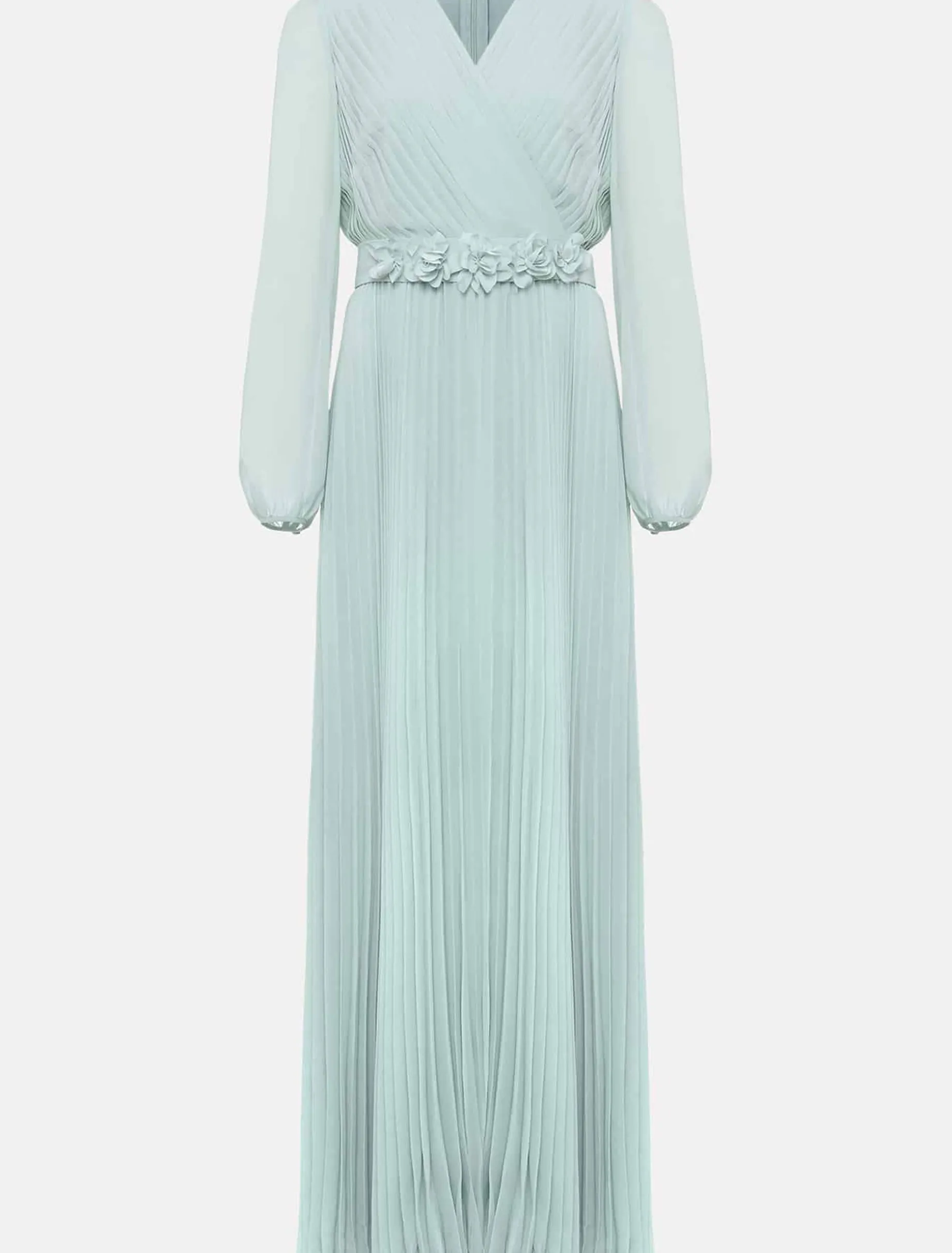 Alecia Pleated Maxi Dress