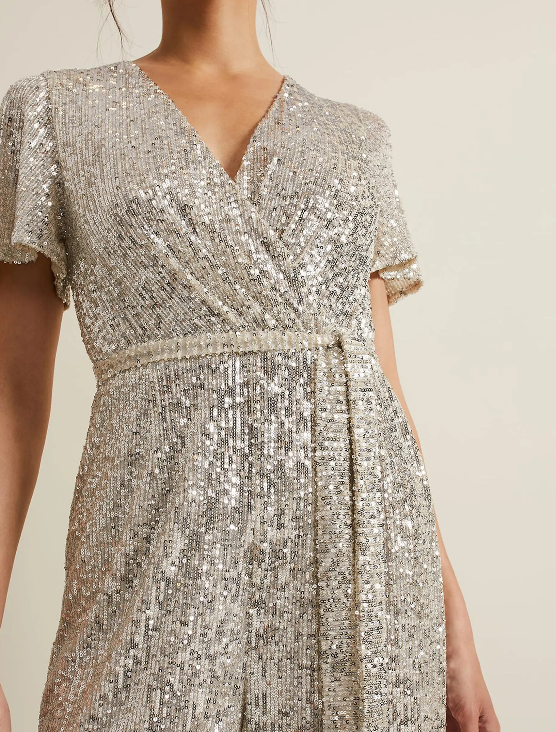 Alessandra Sequin Embellished Jumpsuit