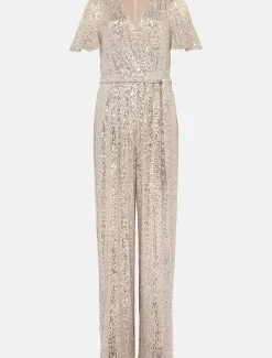 Alessandra Sequin Embellished Jumpsuit