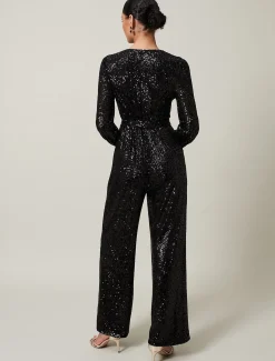 Alessandra Sequin Jumpsuit