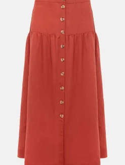 Alessia Linen Maxi Skirt