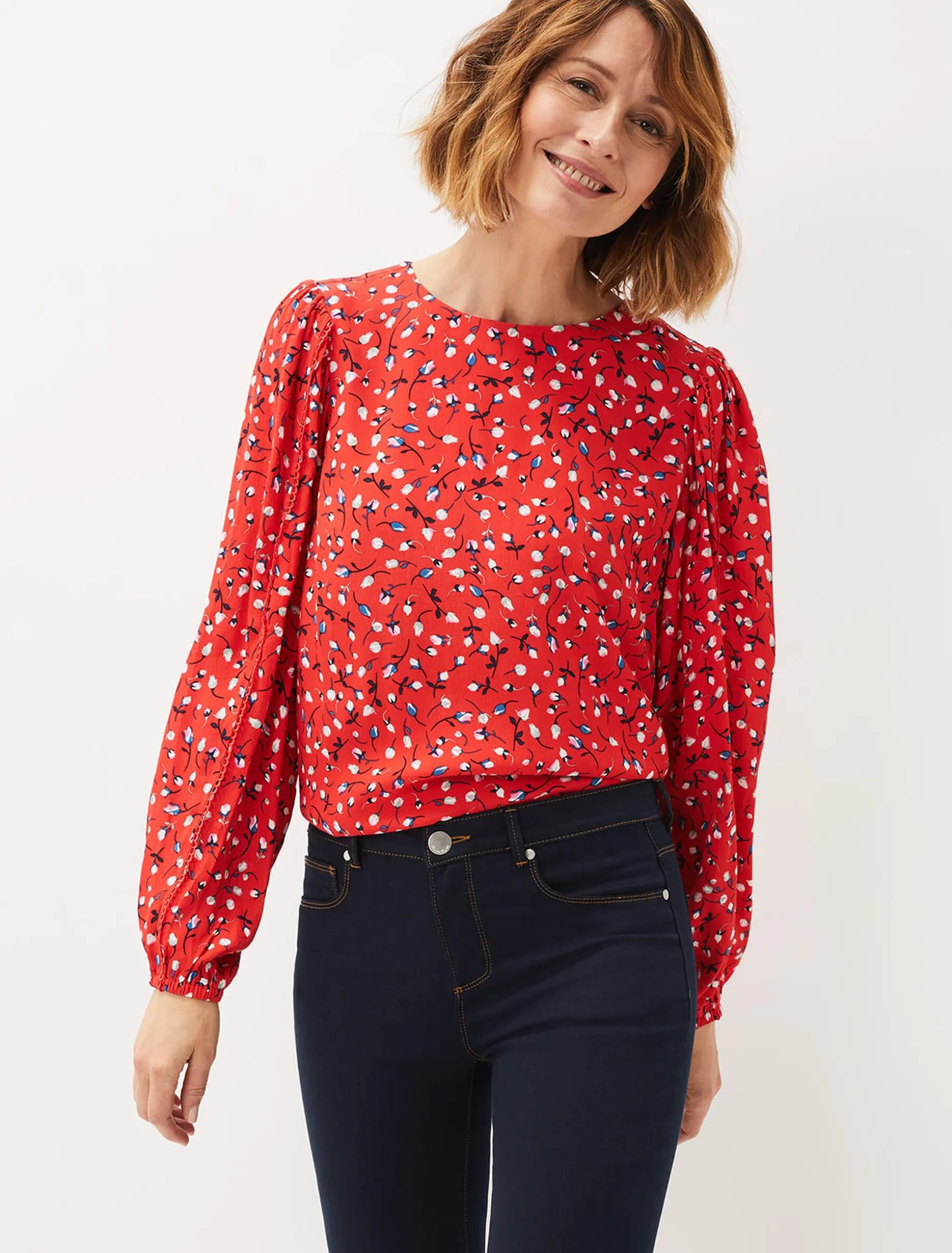 Alexandra Ditsy Floral Print Blouse