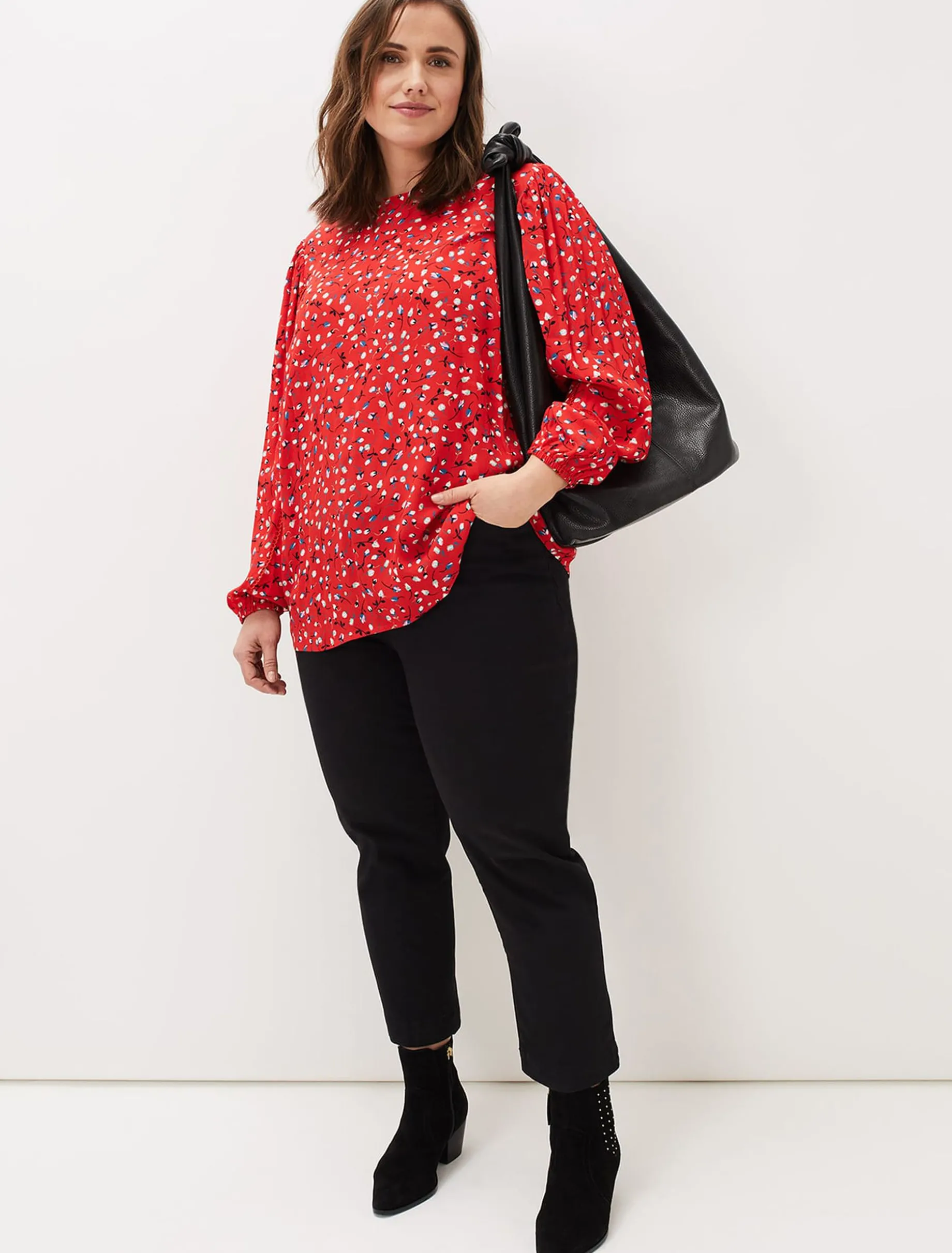 Alexandra Ditsy Floral Print Blouse