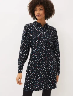 Alexandra Ditsy Print Shirt Dress