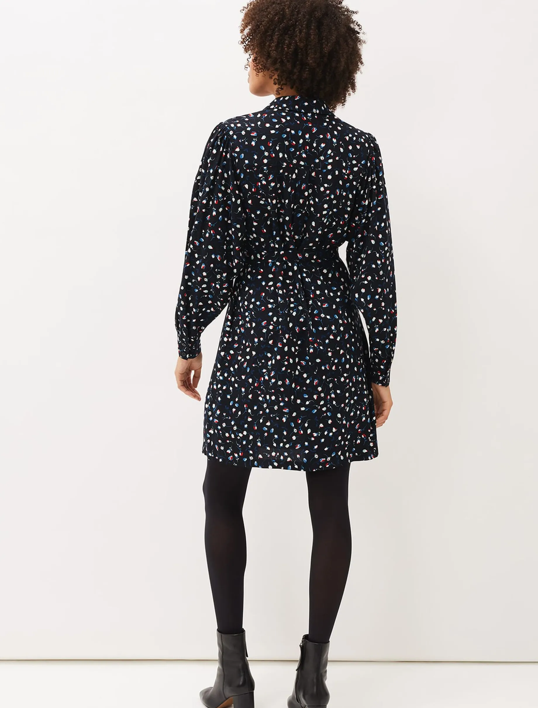 Alexandra Ditsy Print Shirt Dress