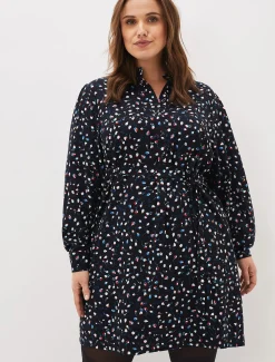 Alexandra Ditsy Print Shirt Dress