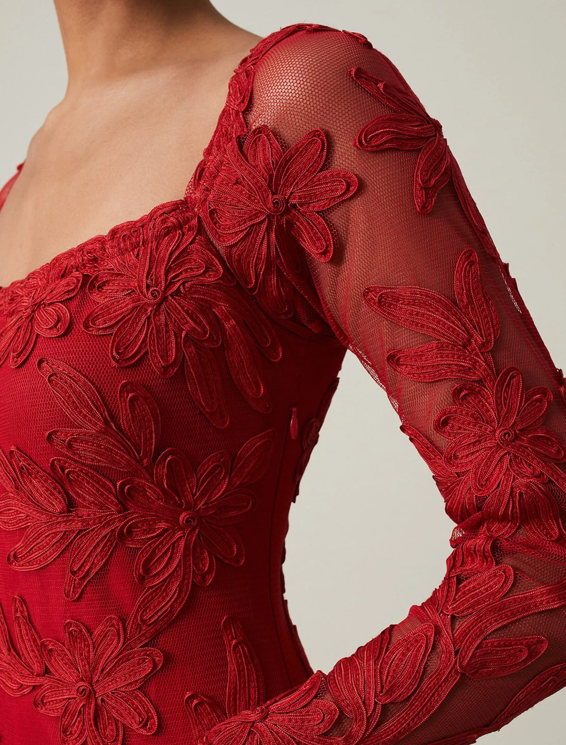 Alicia Tapework Maxi Dress