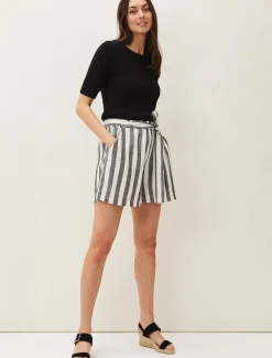 Alison Stripe Linen Short