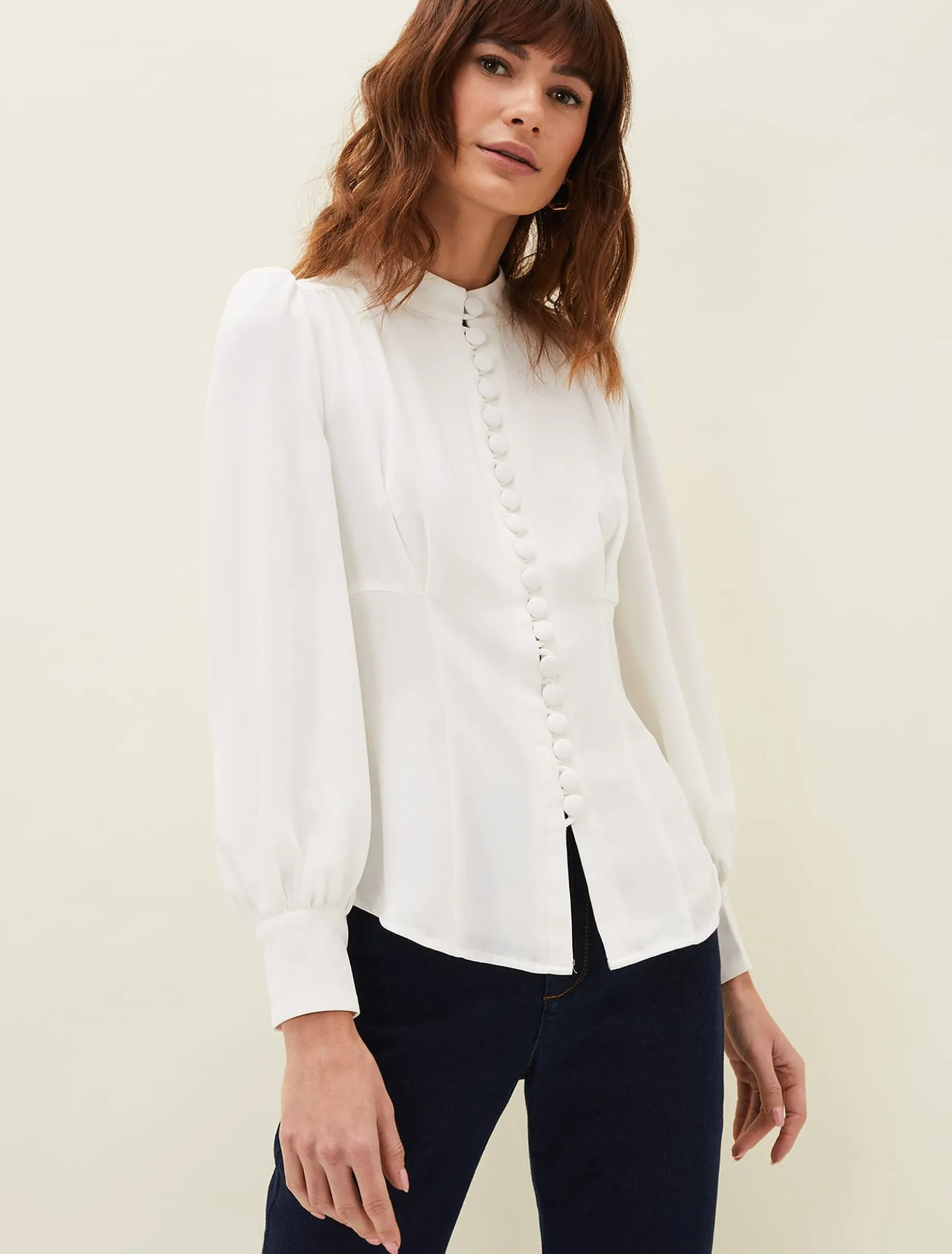 Alix Button Blouse