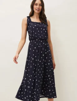 Allanna Floral Midi Dress