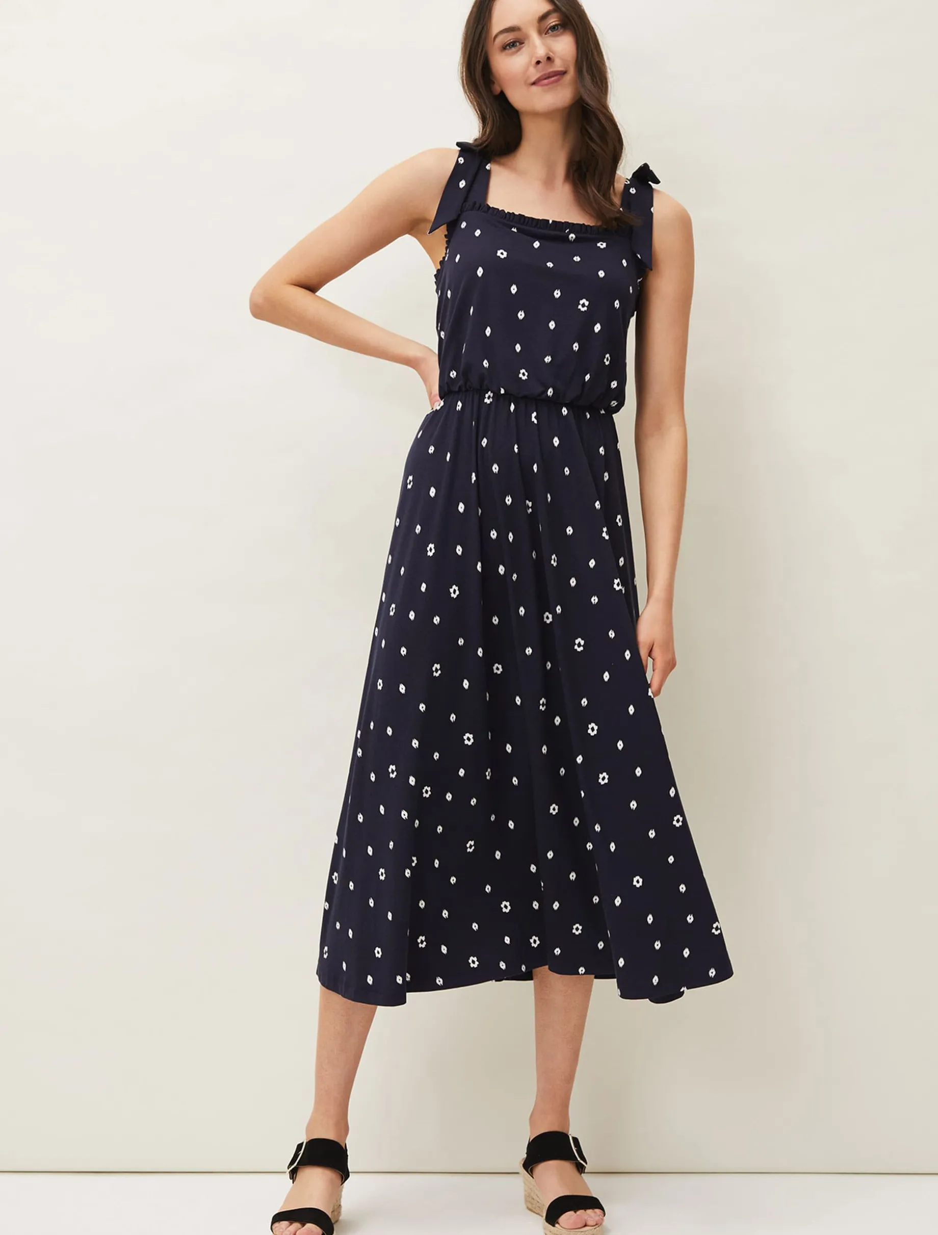 Allanna Floral Midi Dress