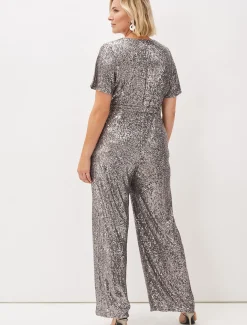 Allesandra Sequin Jumpsuit