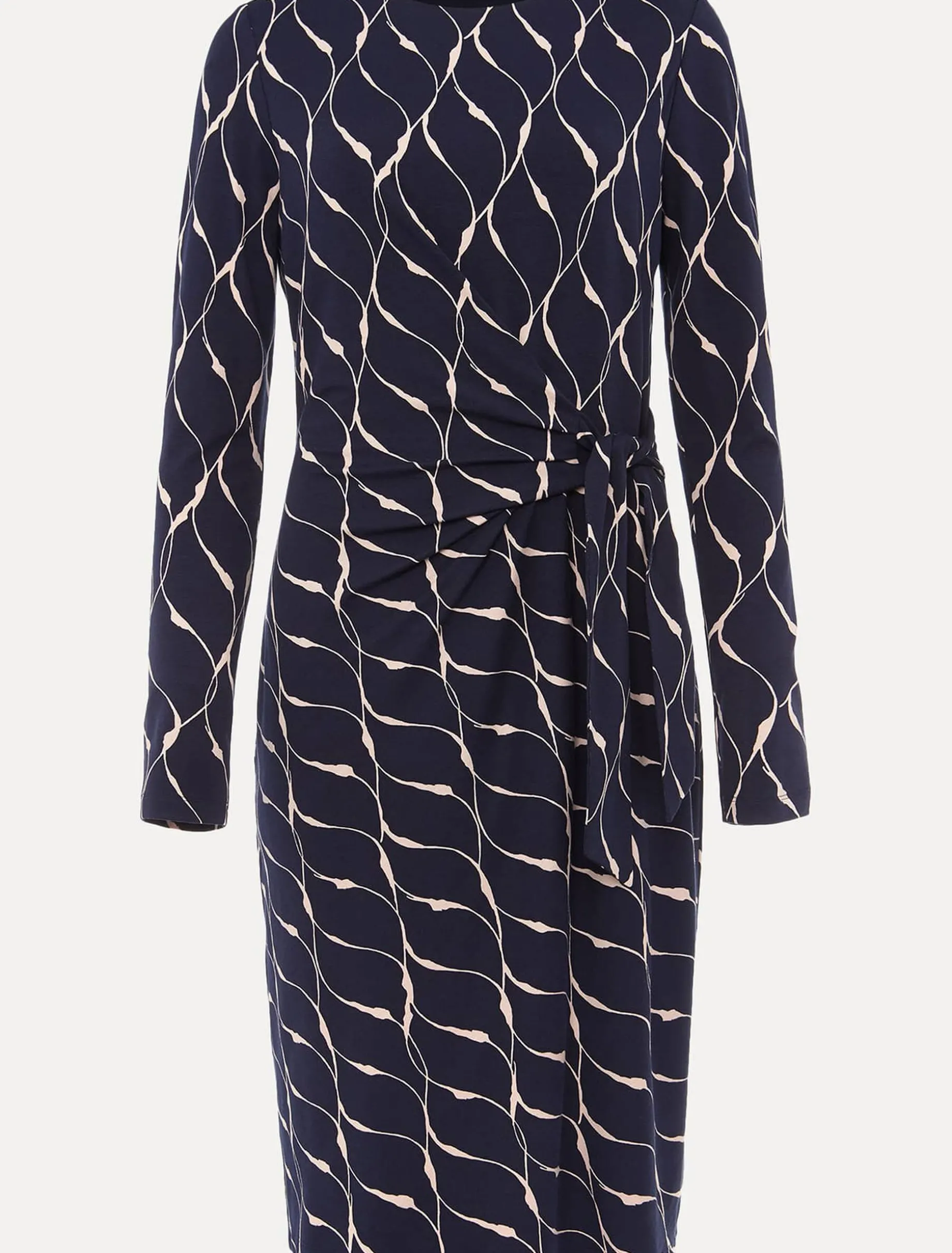 Ally Abstract Print Dress