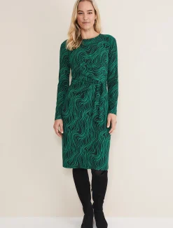 Ally Swirl Midi Dress