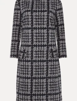 Amani Houndstooth Check Tunic Dress